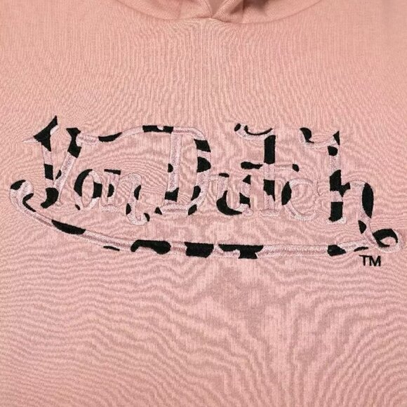 Von Dutch Dirty Pink Hoodie NWT! - Picture 2 of 5